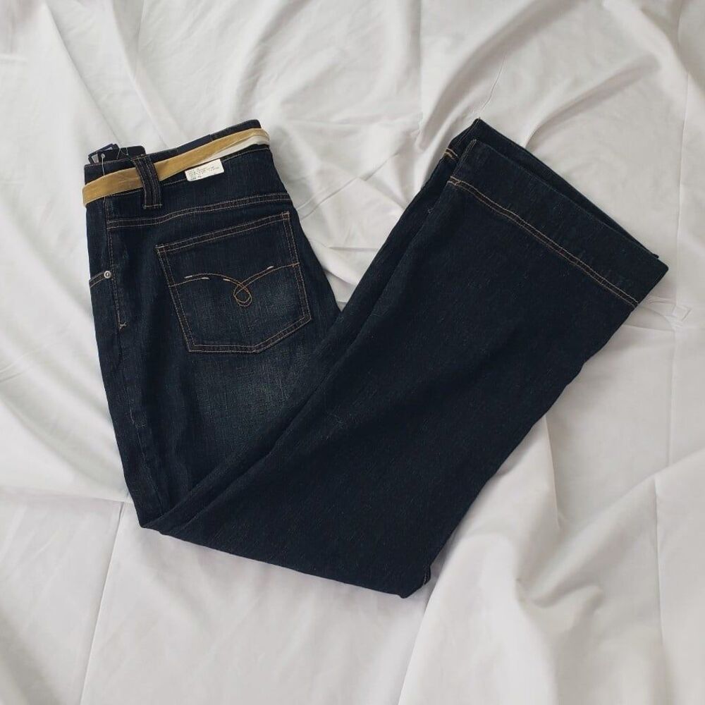 Y2K Deadstock Dark‎ Wash Low Rise Jeans
